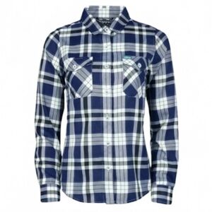 Dixxon “The Crabber” Women’s Flannel Shirt Size Medium New With Tags!